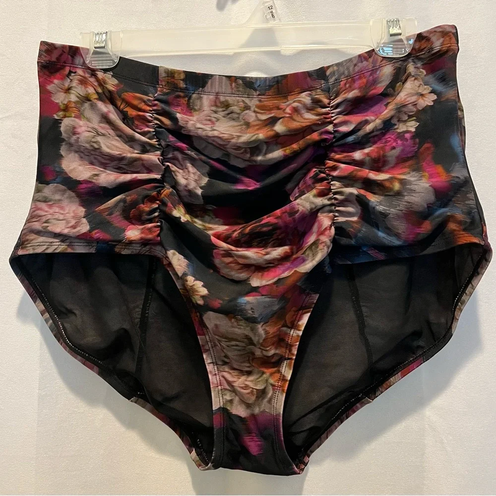 Torrid High Waisted Swim Bikini Bottoms Size 1 - Picture 1 of 5
